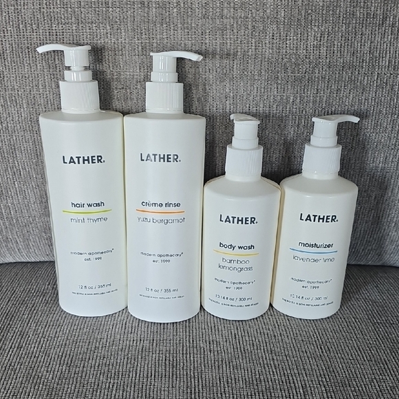 LATHER Hair and Body Care Set, New And Sealed,New Products : American Fashion Style Bags On Sale